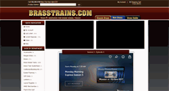 Desktop Screenshot of brasstrains.com